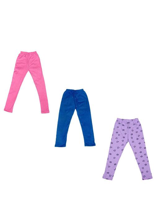 girls pack of 3 leggings - 19845951 - Very Small Image - 1