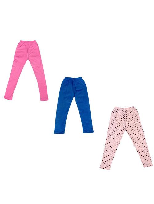 girls pack of 3 leggings - 19845952 - Very Small Image - 1