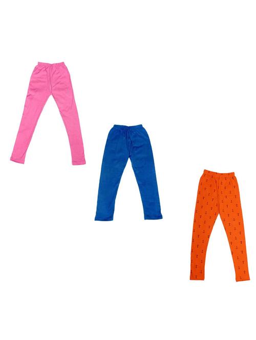 girls pack of 3 leggings - 19845954 - Very Small Image - 1