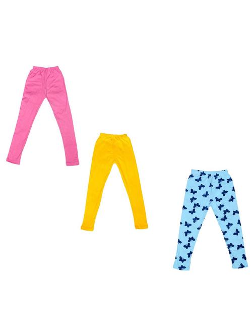 girls pack of 3 leggings - 19845997 - Very Small Image - 1