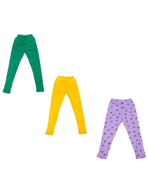 girls pack of 3 leggings - 19846047 - Very Small Image - 1