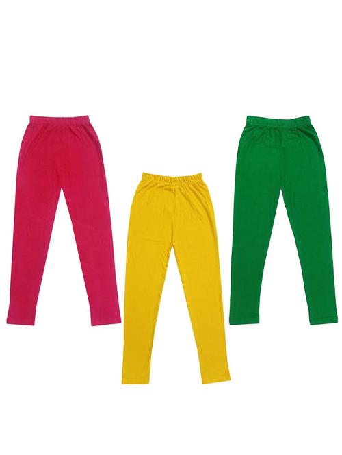 girls pack of 3 leggings - 19846069 - Very Small Image - 1