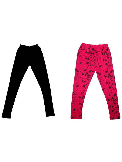girls pack of 2 leggings - 19846078 - Very Small Image - 1