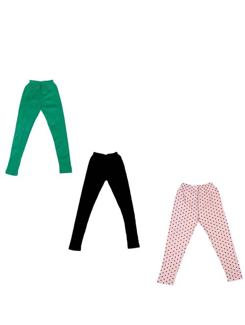 girls pack of 3 leggings - 19846104 - Very Small Image - 1