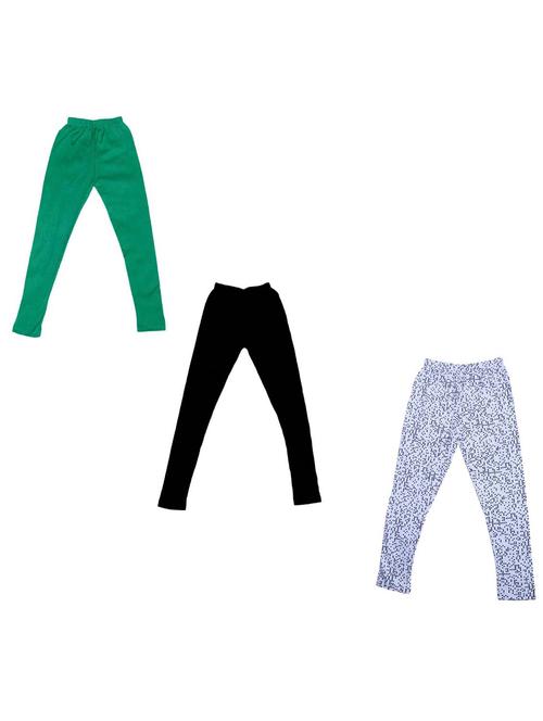 girls pack of 3 leggings - 19846117 - Very Small Image - 1