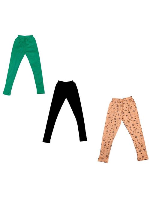girls pack of 3 leggings - 19846119 - Very Small Image - 1