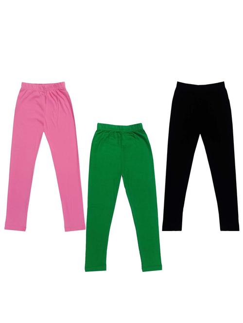girls pack of 3 leggings - 19846129 - Very Small Image - 1