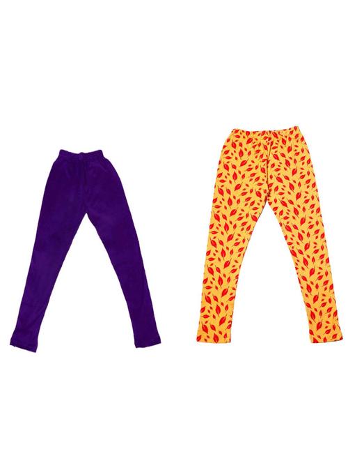girls pack of 2 leggings - 19846255 - Very Small Image - 1