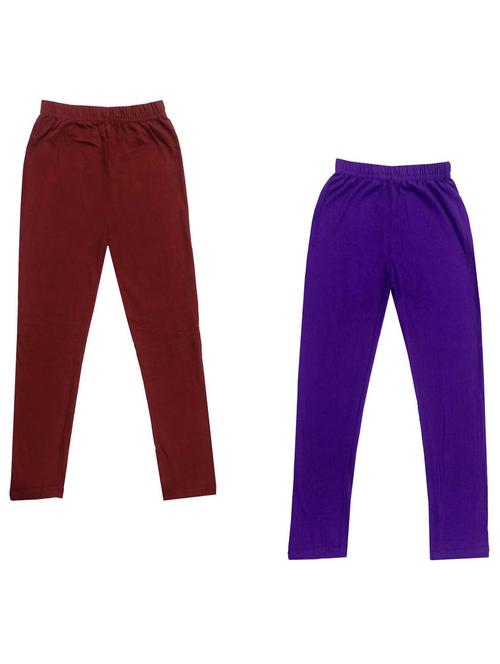 girls pack of 2 leggings - 19846259 - Very Small Image - 1