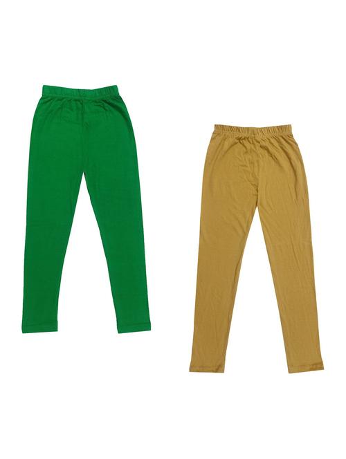 pack of 2 girls solid leggings - 19846339 - Very Small Image - 1