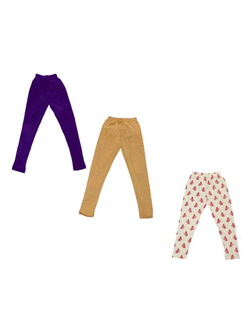 pack of 2 girls solid leggings - 19846350 - Very Small Image - 1