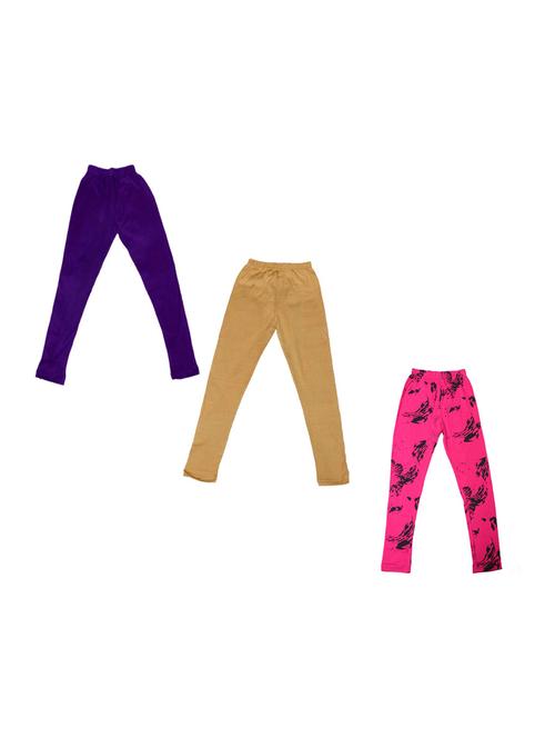 pack of 3 girls leggings - 19846365 - Very Small Image - 1