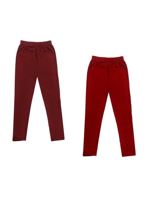 pack of 2 girls solid leggings - 19846395 - Very Small Image - 1