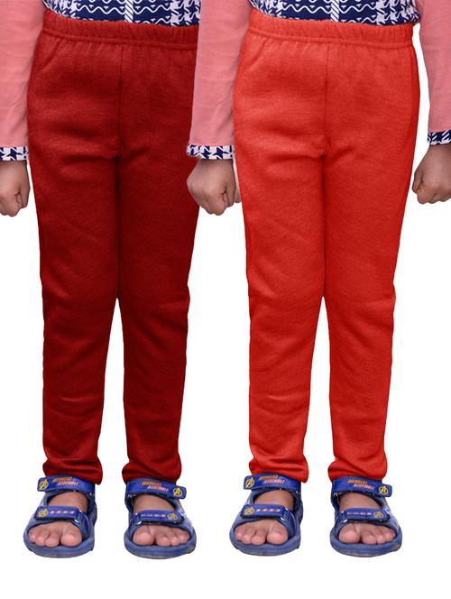 pack of 2 girls solid leggings - 19846410 - Very Small Image - 1