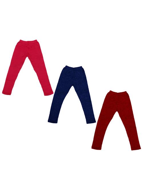 pack of 3 girls solid leggings - 19846411 - Very Small Image - 1