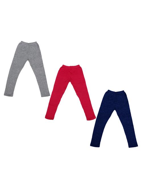 pack of 3 girls solid leggings - 19846423 - Very Small Image - 1