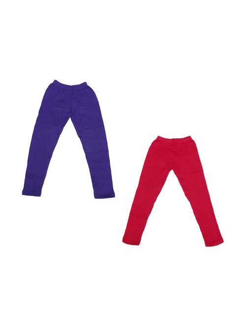 pack of 2 girls solid leggings - 19846434 - Very Small Image - 1