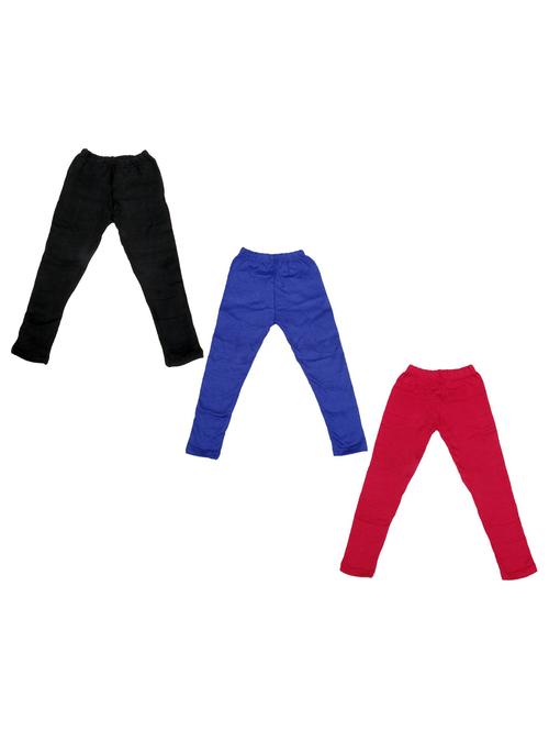 pack of 3 girls solid leggings - 19846504 - Very Small Image - 1
