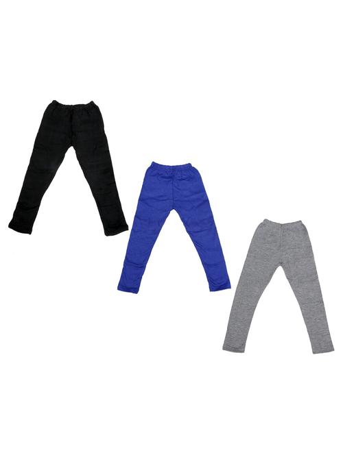 pack of 3 girls solid leggings - 19846506 - Very Small Image - 1