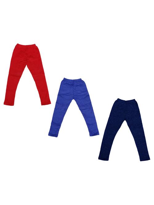 pack of 3 girls solid leggings - 19846527 - Very Small Image - 1