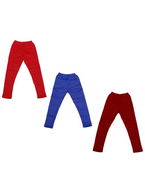 pack of 3 girls solid leggings - 19846528 - Very Small Image - 1