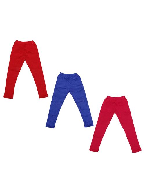 pack of 3 girls solid leggings - 19846529 - Very Small Image - 1