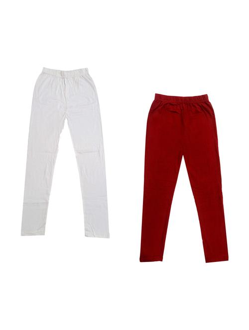 pack of 2 girls solid leggings - 19846548 - Very Small Image - 1