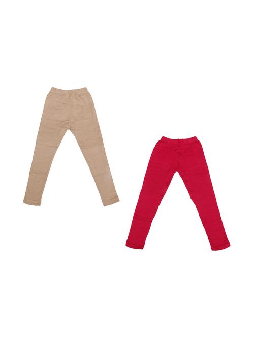 pack of 2 girls solid leggings - 19846581 - Very Small Image - 1