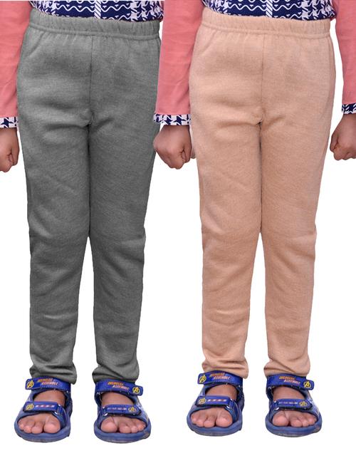 pack of 2 girls solid leggings - 19846584 - Very Small Image - 1