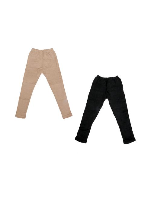 pack of 3 girls solid leggings - 19846589 - Very Small Image - 1