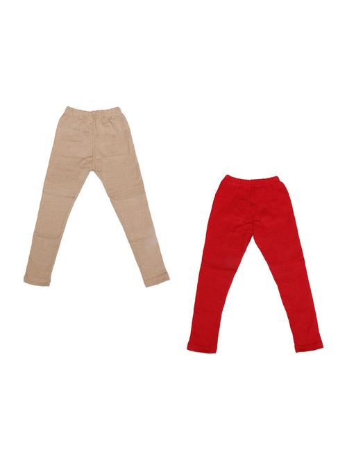 pack of 2 girls solid leggings - 19846596 - Very Small Image - 1