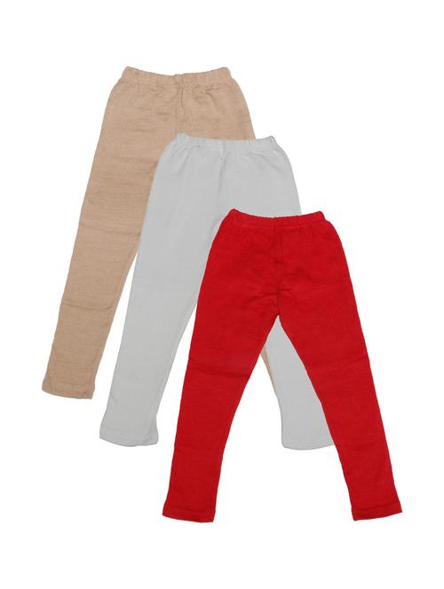 pack of 3 girls solid leggings - 19846617 - Very Small Image - 1