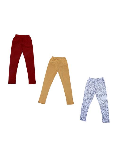 pack of 3 printed leggings - 19846639 - Very Small Image - 1