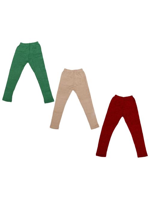 pack of 3 solids leggings - 19846706 - Very Small Image - 1