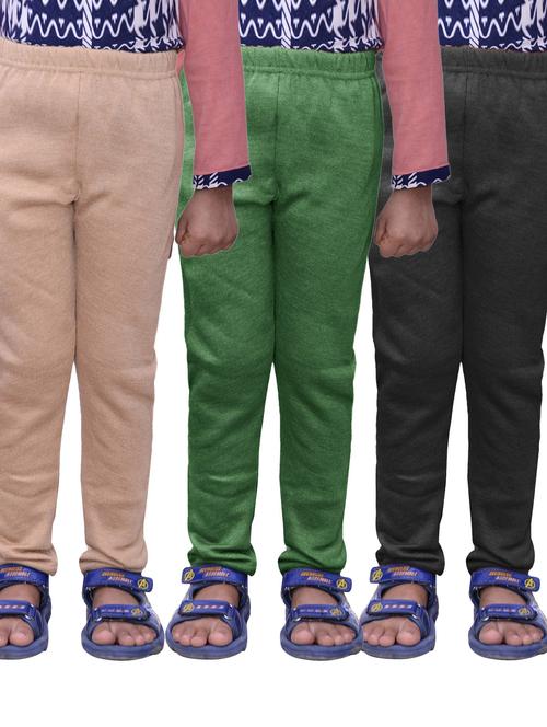 pack of 3 solids leggings - 19846721 - Very Small Image - 1
