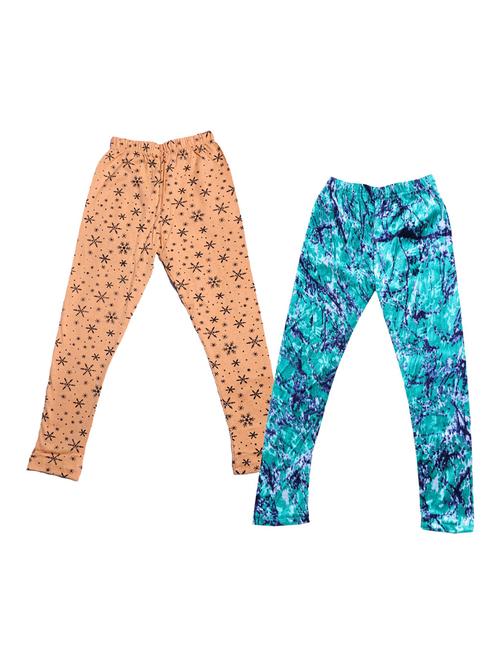 pack of 2 printed leggings - 19846751 - Very Small Image - 1