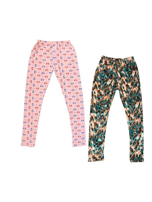 pack of 2 printed leggings - 19846760 - Very Small Image - 1