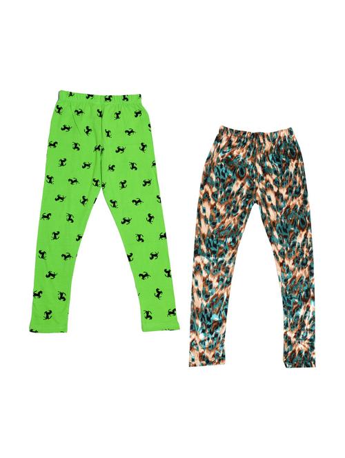 pack of 2 printed leggings - 19846767 - Very Small Image - 1