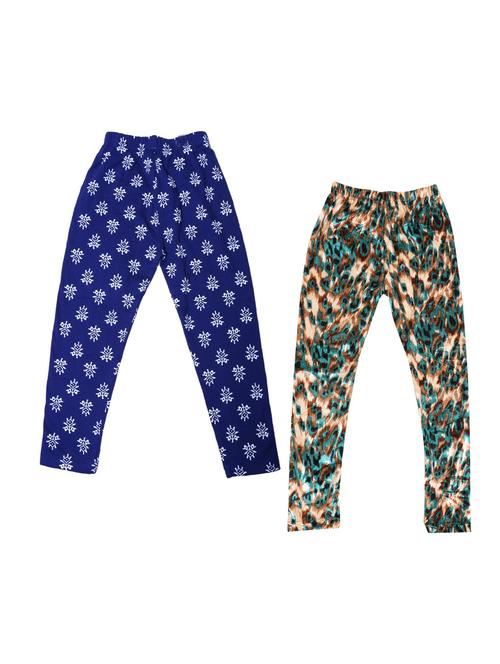 pack of 2 printed leggings - 19846774 - Very Small Image - 1