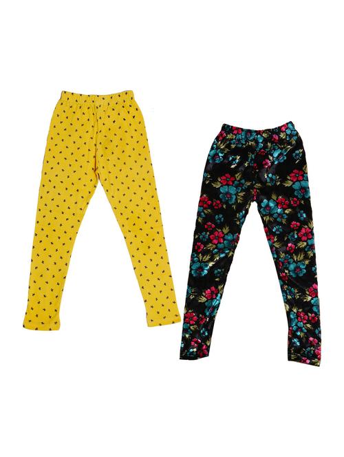girls printed cotton legging combo - 19846818 - Very Small Image - 1