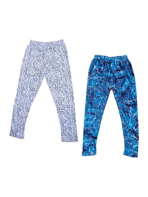 girls printed cotton legging combo - 19846822 - Very Small Image - 1