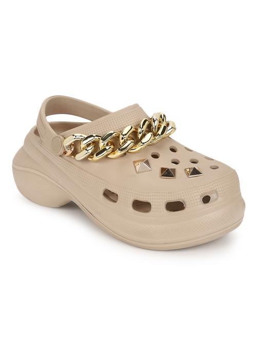 nude pu clogs sandals - 19848016 - Very Small Image - 1