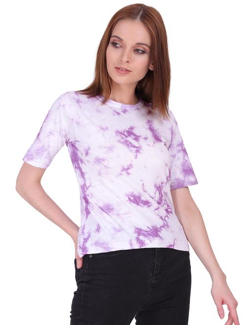 women's straight crew neck top - 19848287 - Very Small Image - 1
