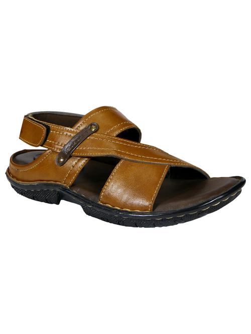 tan synthetic slip on sandal - 19848694 - Very Small Image - 1