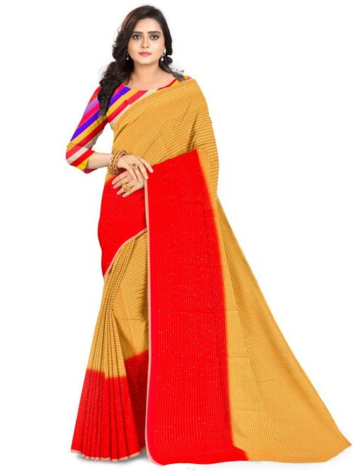 self design printed saree - 19848926 - Very Small Image - 1