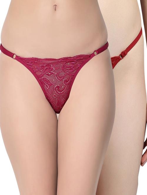 pack of 2 thongs panty - 19849144 - Very Small Image - 1