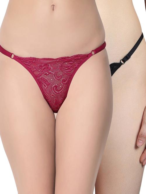 pack of 2 thongs panty - 19849145 - Very Small Image - 1