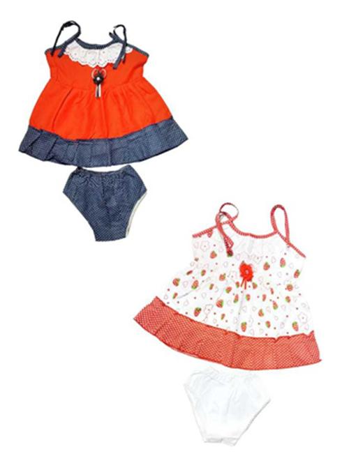 girls set of 2 frocks - 19849824 - Very Small Image - 1