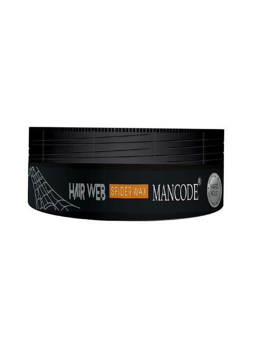 mancode hair volumizing web spider hair wax for men | hard hold | hair styling wax| 100ml pack of 1 - 19849915 - Very Small Image - 1