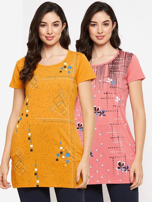 women's all over print round neck t-shirt - 19849921 - Very Small Image - 1